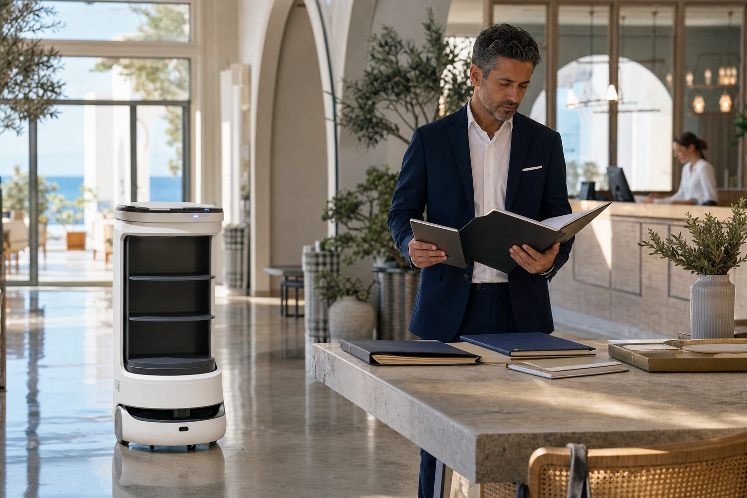 Service robots in Greek hotels: 2027 readiness